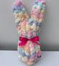 Hand knitted Chunky Bunny. 