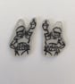 Stormtrooper Star Wars Earrings – Handmade Sci-Fi Jewellery - Image 5