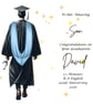Personalised Graduation Card for Son, Male, College Keepsake, Class of 2026 