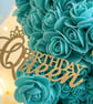 Turquoise Rose Teddy Bear Birthday Gift - For Her - Birthday Queen Present  - Image 5
