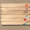 wooden plant labels x 6