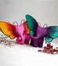 PRE-ORDER - 2-3 weeks! Pink Elephant Butterfly Sculpture - Image 2