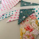 Polka Dots and Flowers Bunting