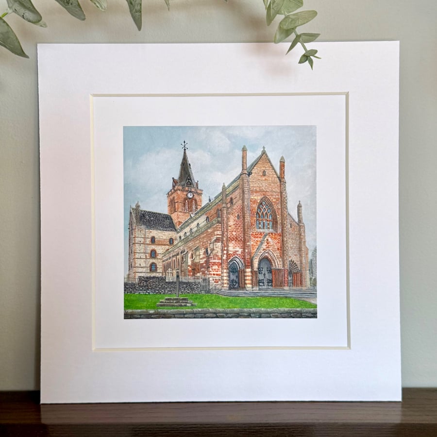 St Magnus Cathedral Mounted Print