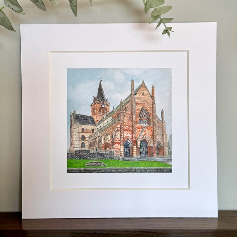 St Magnus Cathedral Mounted Print