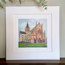 St Magnus Cathedral Mounted Print