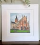 St Magnus Cathedral Mounted Print