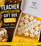 Handmade Teacher Appreciation Wax Melts Gift Box, Vegan UK Made