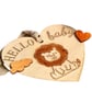 New Baby Gift Set – Handmade Card, Gift Tag & Wooden Keepsake - Image 6
