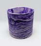  Extra Large Purple Marbled Plant Pot - Violet and Lilac Unique Planter - Image 9