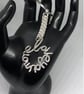 Sterling Silver “Love You More” Handbag Charm, with a Chainmaille Chain, Keyring - Image 6