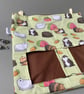 Guinea pigs hanging hay bag for guinea pigs. Cotton hay feeder. - Image 4