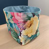 Bright floral storage basket