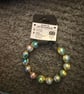 Handmade Multicolour Pearl Bead Gold Wire Bracelet Gift for Her - Image 3