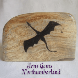 Flying Dragon on Spalted Beech