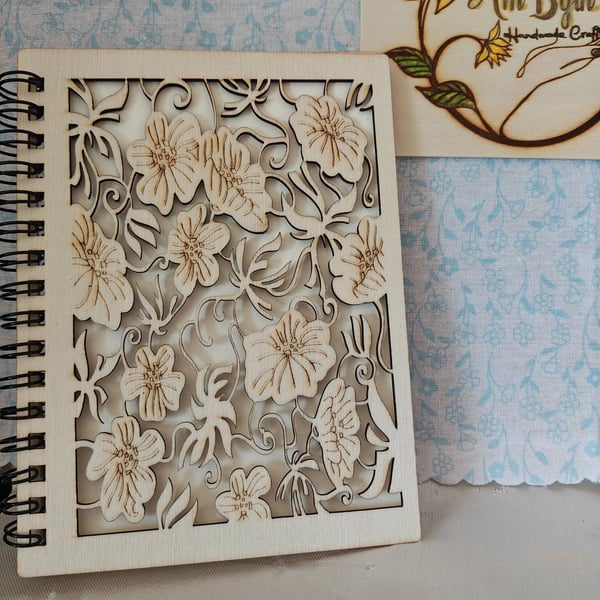 Lovely decorative wooden notebook