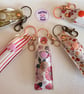 Faux leather lip balm holder keyring  - Image 1