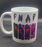 New FNAF Mug Five Nights at Freddy's Neon Horror Movie Gaming Fan Art