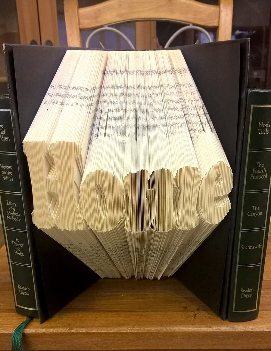 Home MMF Book Folding Pattern - EMAILED PDF PATTERN