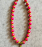 Beautiful bold colourful necklace