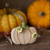 Small pottery pumpkin decoration