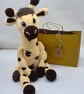 Handmade Crochet Giraffe - Chunky Chenille Plush