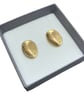 9ct Gold Ormer Shell Inspired Stud Earrings - Image 4