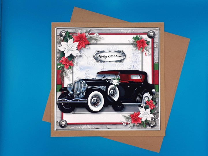 Christmas card for him, 3d, Husband, Son, Grandfather, Brother