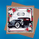 Christmas card for him, 3d, Husband, Son, Grandfather, Brother
