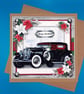 Christmas card for him, 3d, Husband, Son, Grandfather, Brother