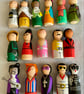Beatles Seargent Peppers Handpainted Wooden Peg Dolls - Image 8