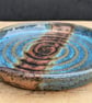 Dark turquoise speckled spoon rest - Image 2