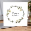 Happy Easter Garland card 