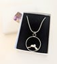 Sterling Silver Nugget Pendant on a Necklace - Image 2