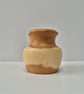 Decorative wood turned yew vase - Image 3