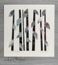 Collograph Original Print with Monoprint Embellishment - Whispers of Winter  - Image 1