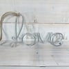 Handmade Wire word ‘Love’ gift