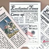 Enchanted Times #3.5 - set of fairy tale mini-zines plus artistamp mini-sheet!