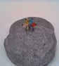 Adjustable Cocktail Ring With Mixed Colour Crystal Flower, Gift for Her, Ring - Image 9