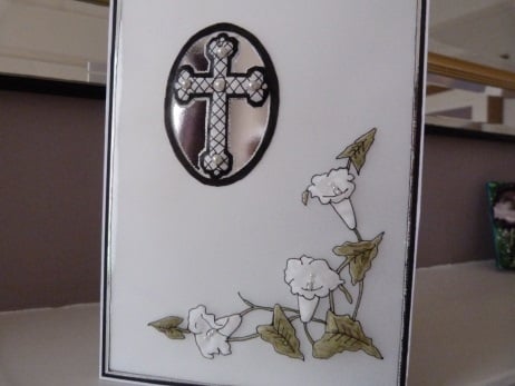 Personalised Cross Sympathy Card