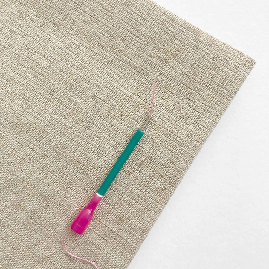 Linen Cloth Fabric For Miniature Punch Needles, Linen cloth for small punch need