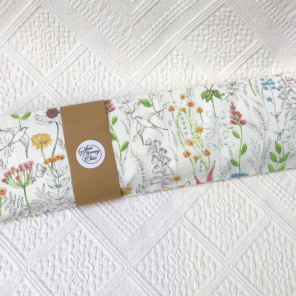 Microwave Wheat Bag I Wild Flowers design 50cm I lavender heat bag 