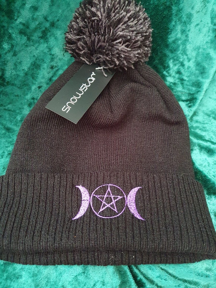 EMBROIDERED TRIPLEMOON,PENTAGRAM HAT