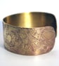 Brass rook crow Cuff - medium size - Image 2