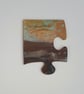 Handmade Ceramic Jigsaw Puzzle Trivet  - Image 1