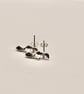 Abstract Recycled Silver Earrings - Image 4