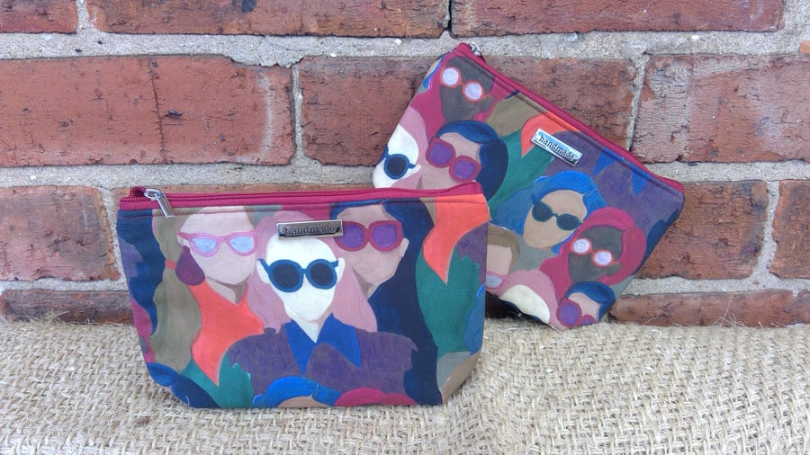 Lady McElroy Faces Zip Pouch