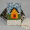 Beach Hut Brooch