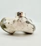 October Birthstone Ring - Hammered Silver & Opal - Handmade in England - Image 4