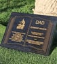 Memorial Grave Plaque Stone Engraved Bible Headstone Open Book Granite Marker - Image 6